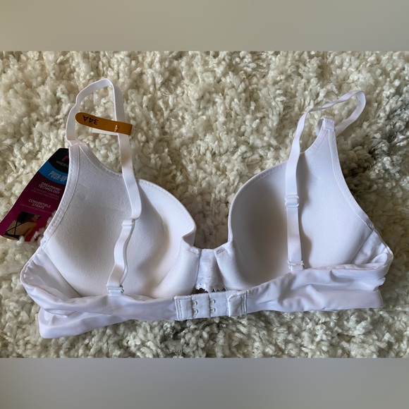 MAIDENFORM white padded push up bra with underwire size 34A NWT - Picture 3 of 5